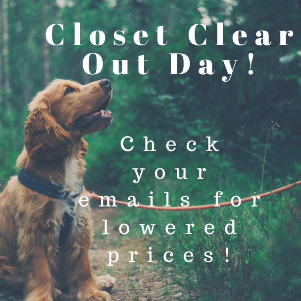 Closet clear out day!!!!